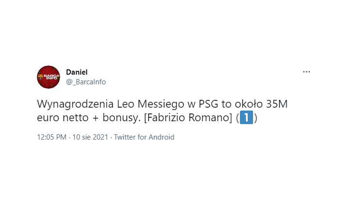 KOSMICZNA PENSJA Messiego w PSG!